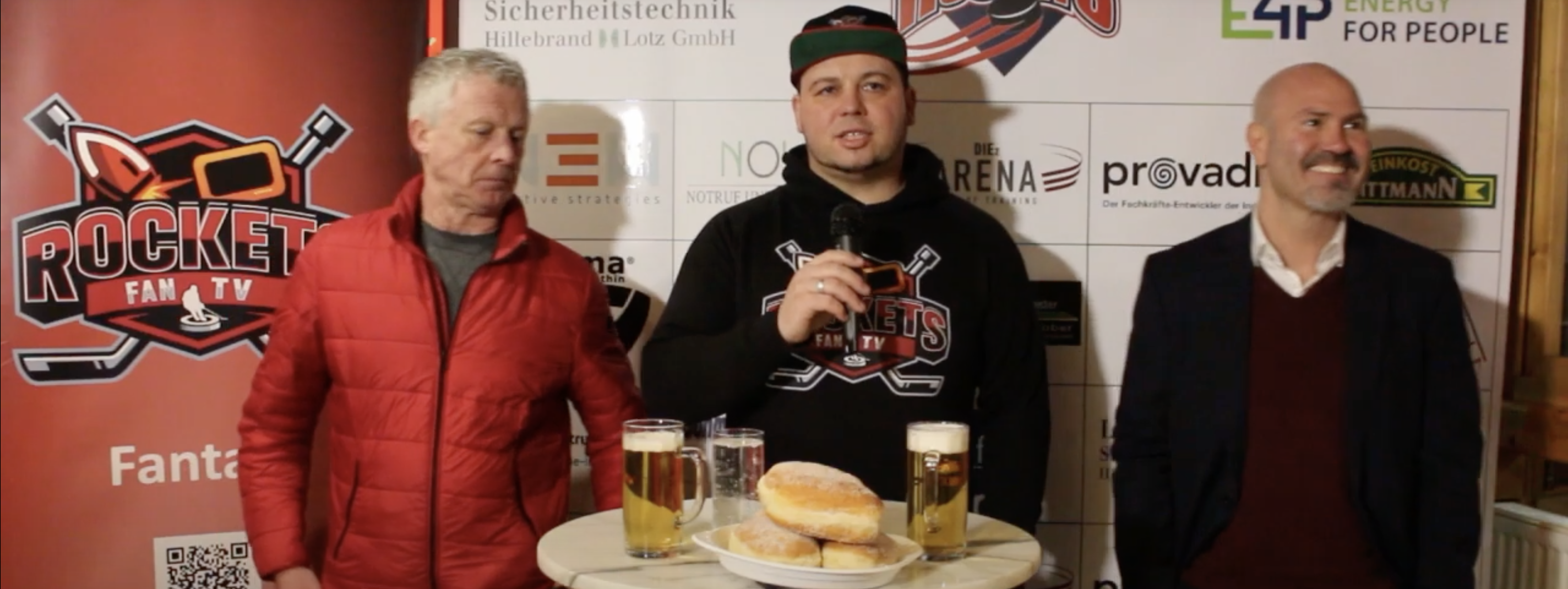 Rockets Fan TV - Pressekonferenz Spiel gegen Herforder EV 23022020