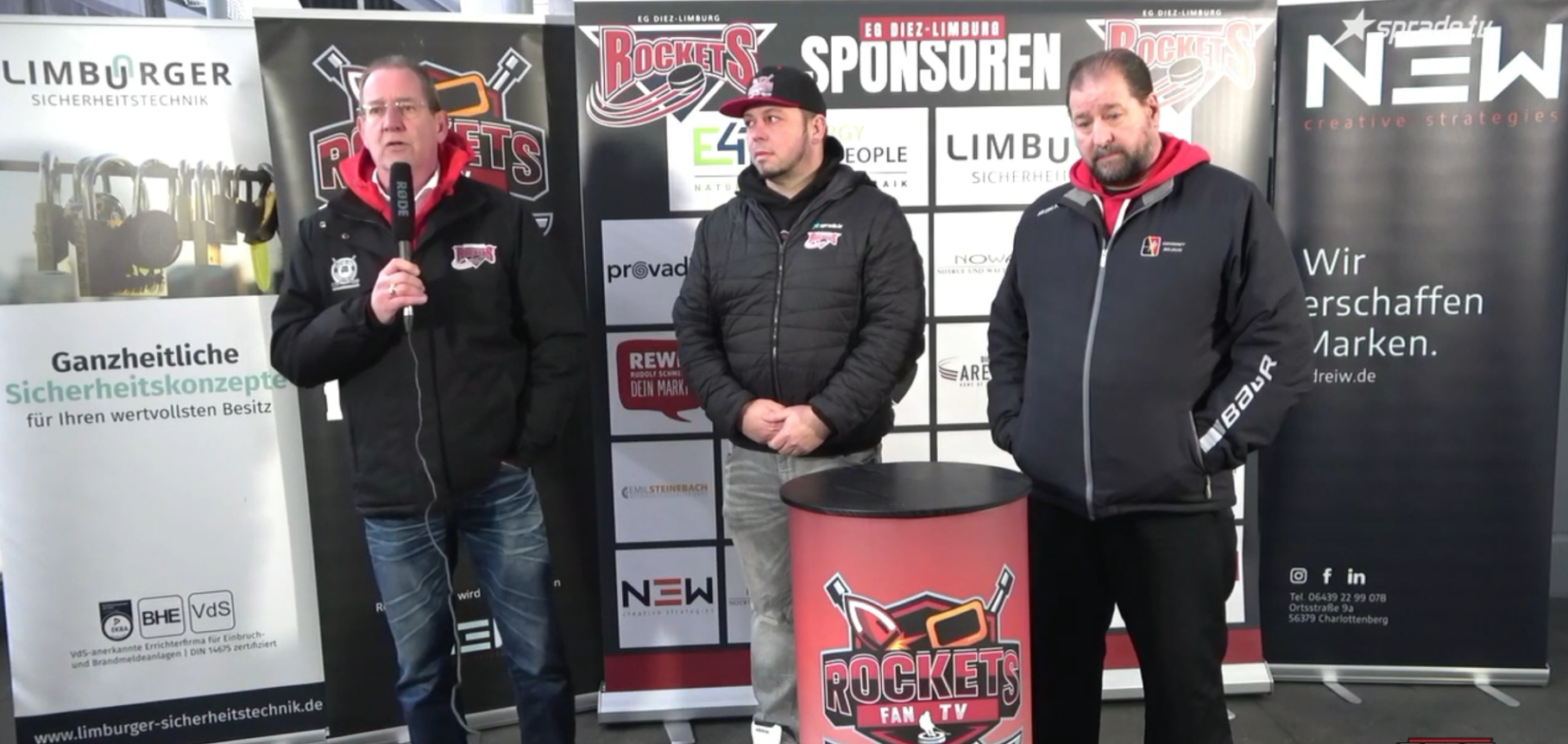 Pressekonferenz EG Diez-Limburg vs Mechelen Golden Sharks 01032024