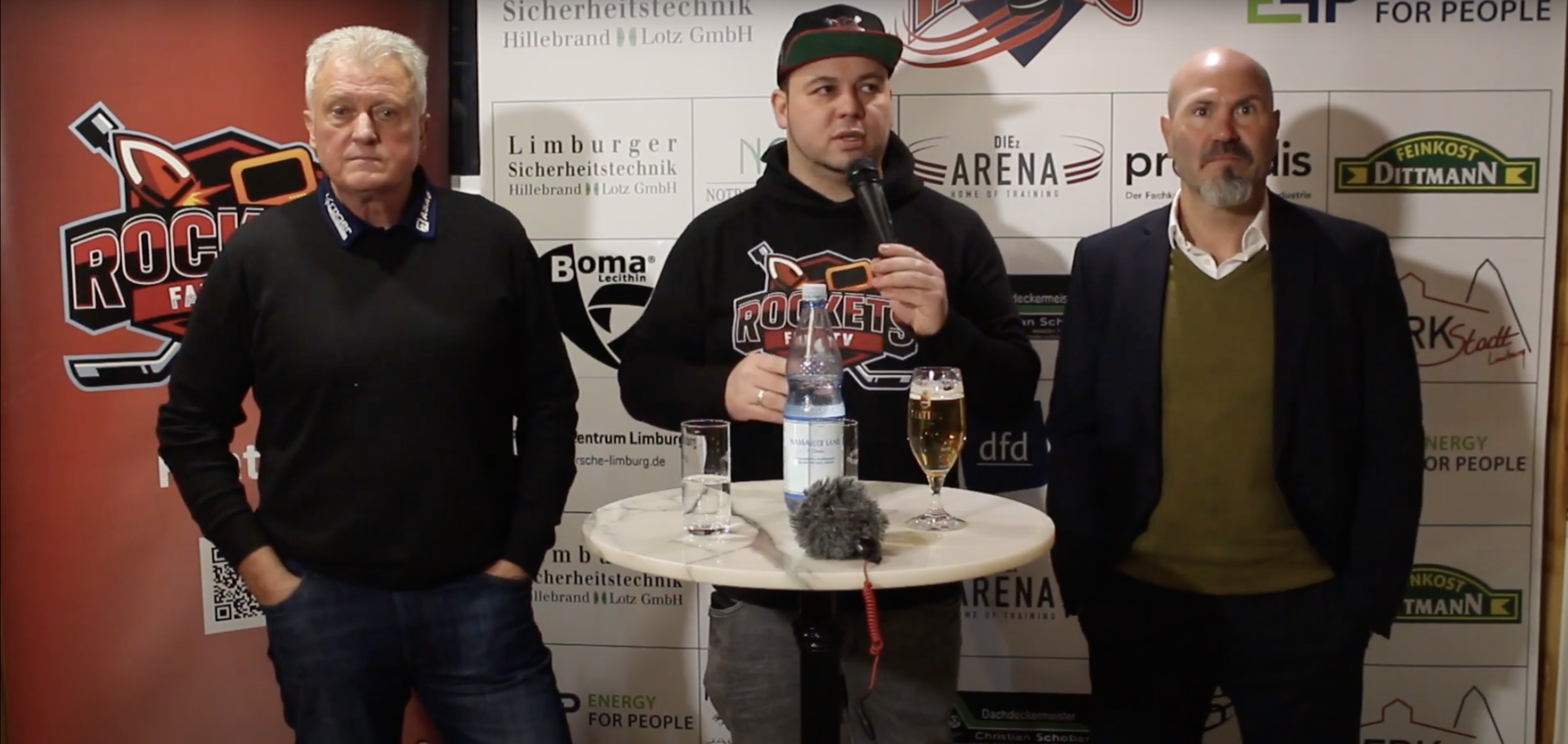 Rockets Fan TV - Pressekonferenz Spiel gegen EHC Neuwied 27122019