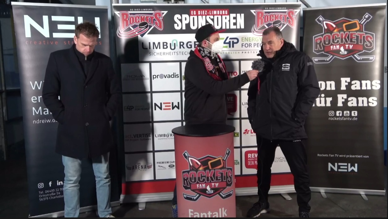 Rockets Fan TV - Pressekonferenz Spiel EG Diez Limburg gegen Tilburg Trappers 16112021