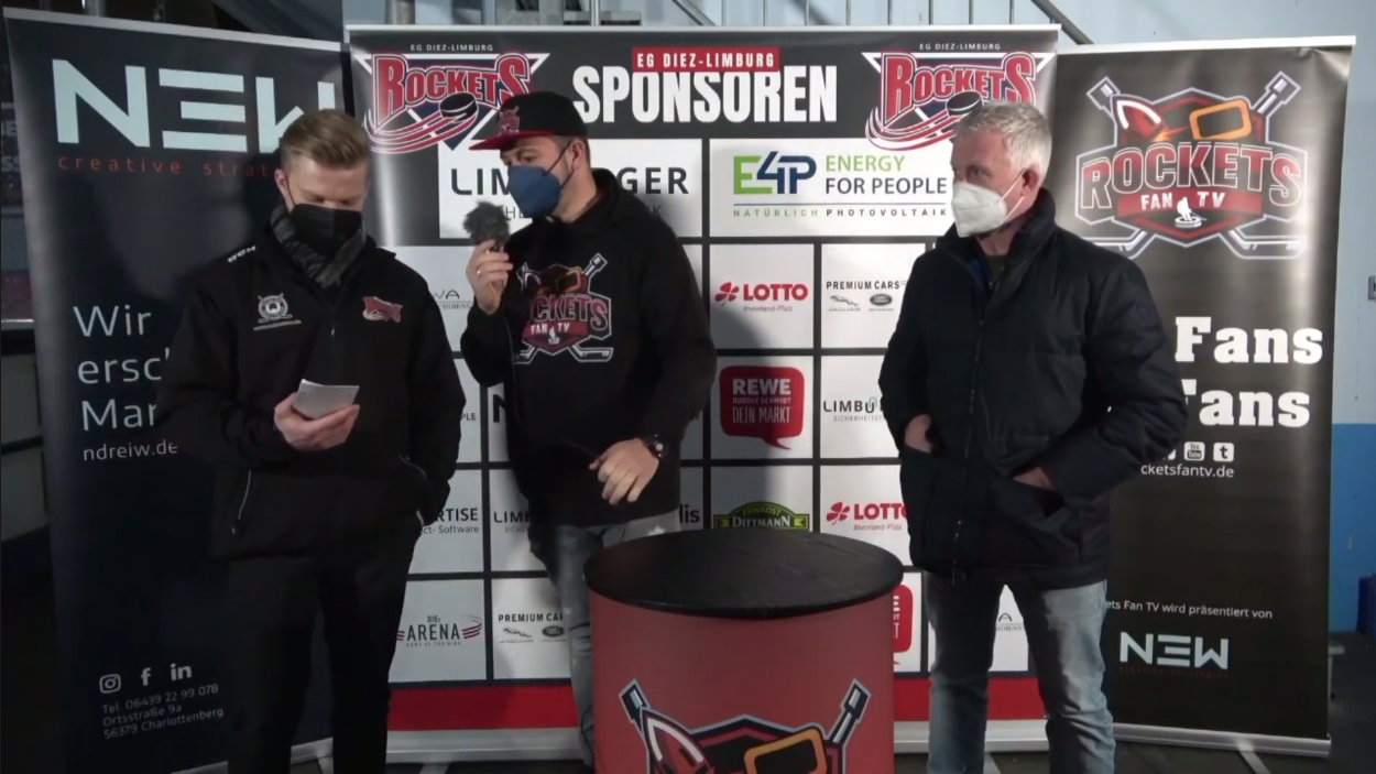 Rockets Fan TV - Pressekonferenz Spiel gegen Hammer Eisbären 20022022