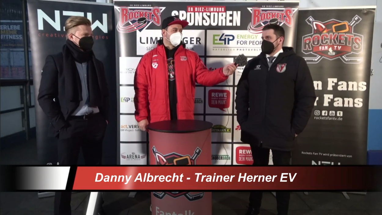 Rockets Fan TV - Pressekonferenz Spiel EG Diez Limburg gegen Herne Miners 09032022