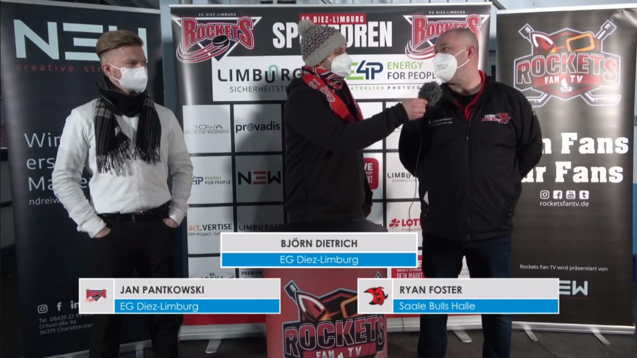 Rockets Fan TV - Pressekonferenz Spiel gegen Saale Bulls Halle 23012022