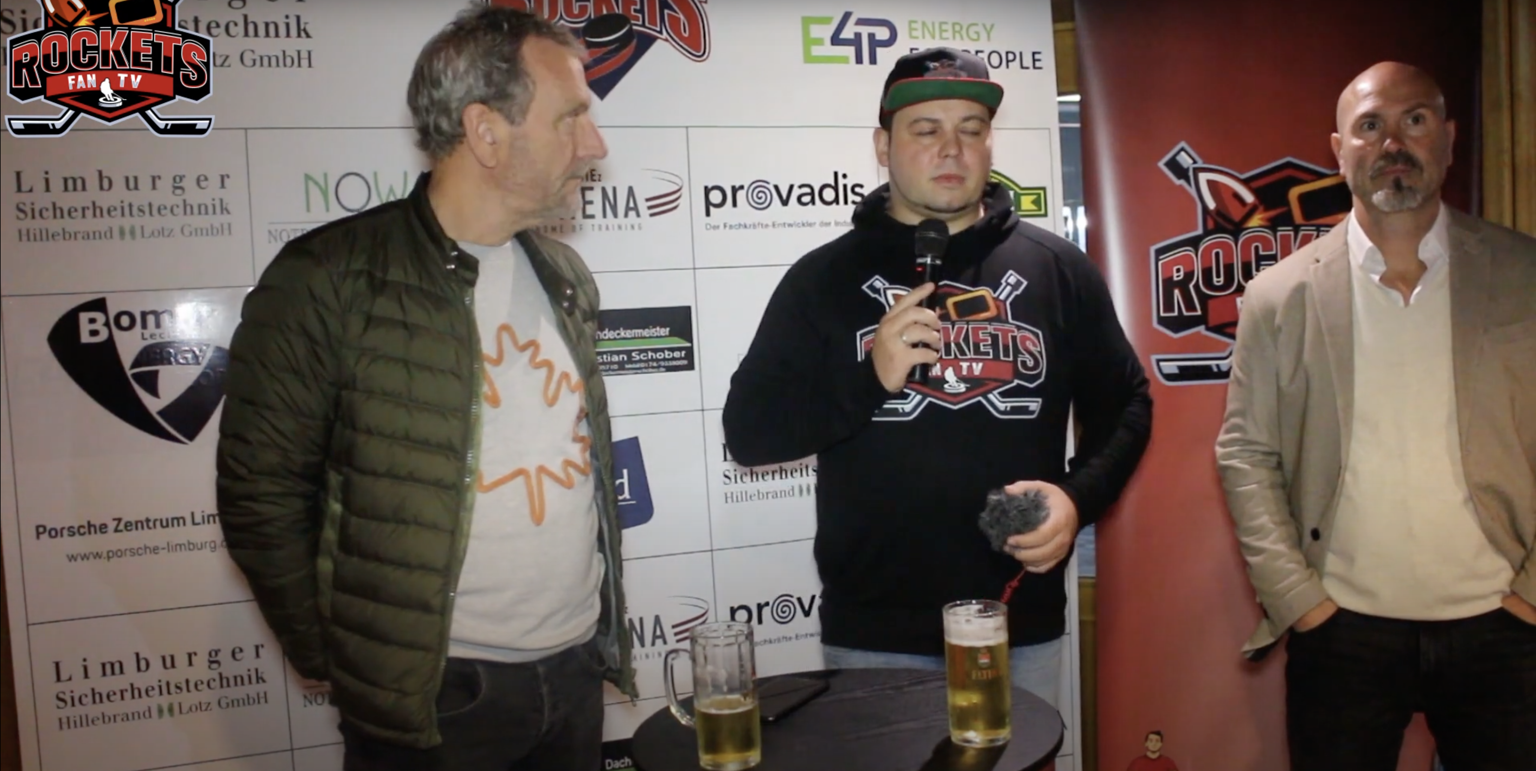 Rockets Fan TV - Pressekonferenz Spiel gegen Microz Eaters Limburg