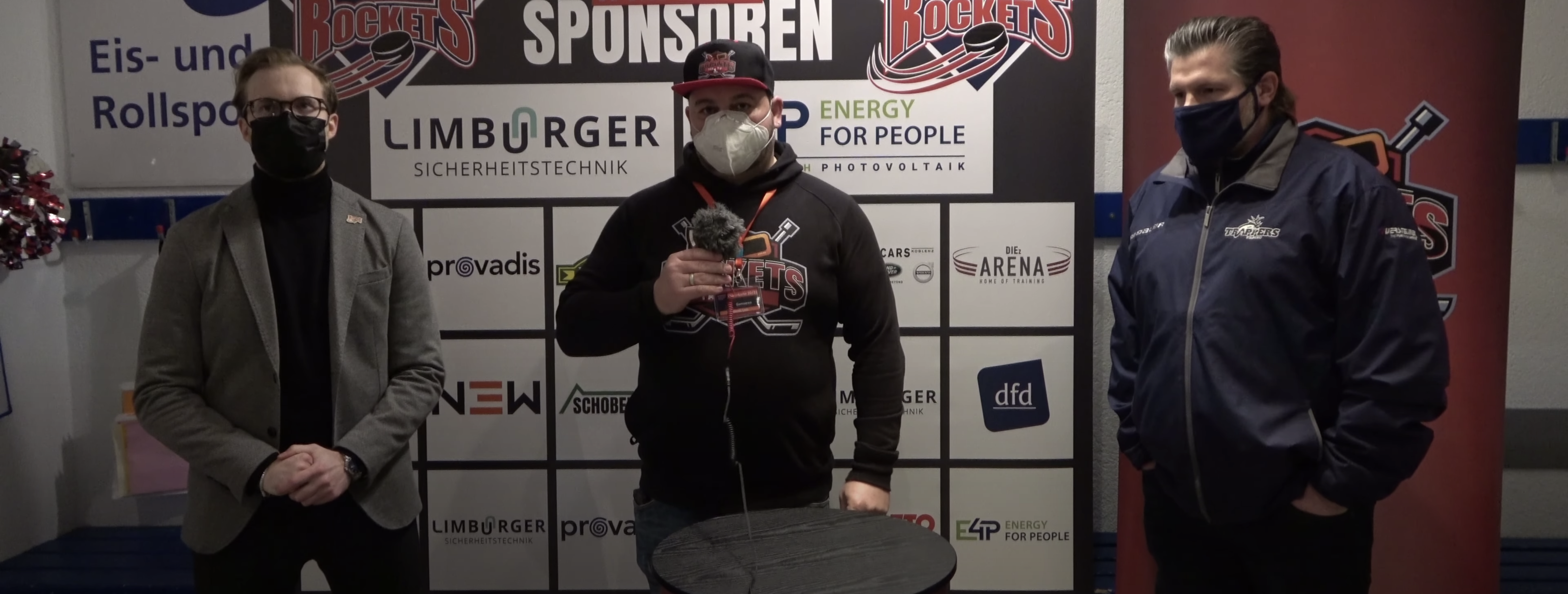 Rockets Fan TV Pressekonferenz Spiel EG Diez Limburg gegen Tilburg 23022021