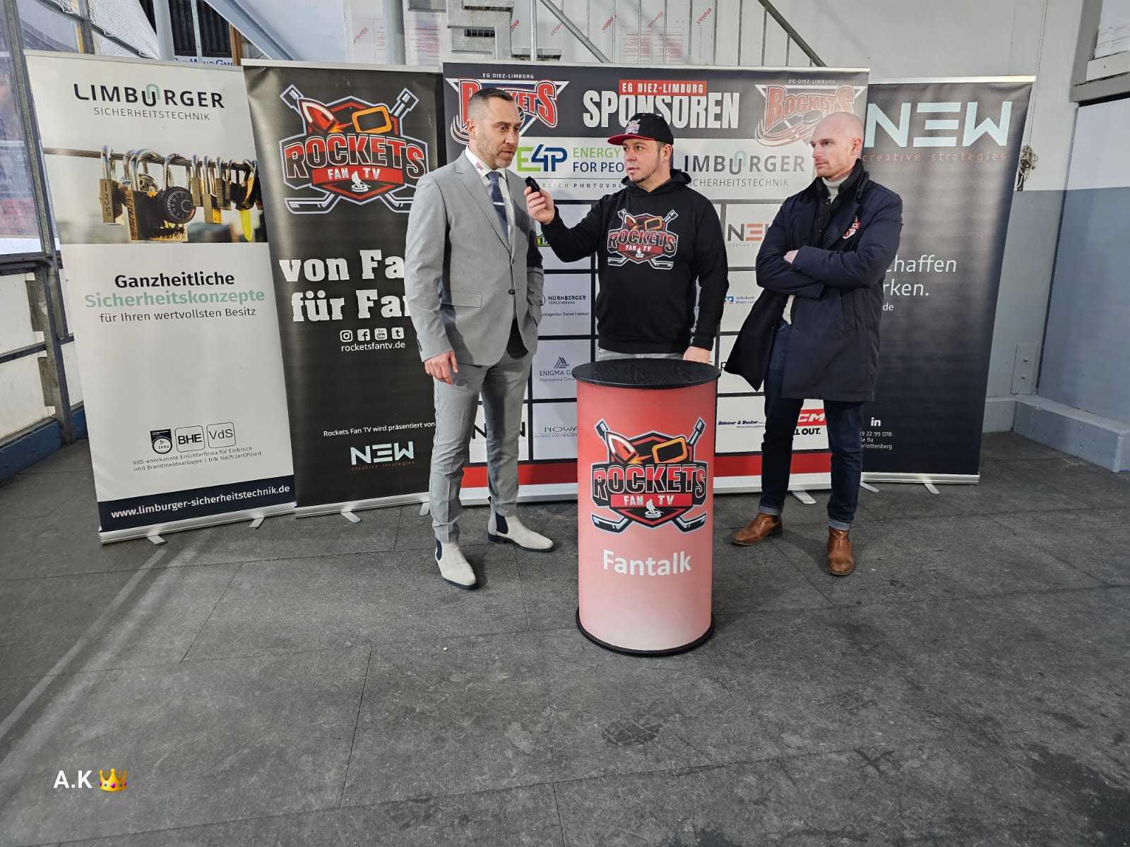 Pressekonferenz Spiel EG Diez-Limburg vs. HYC Herentals