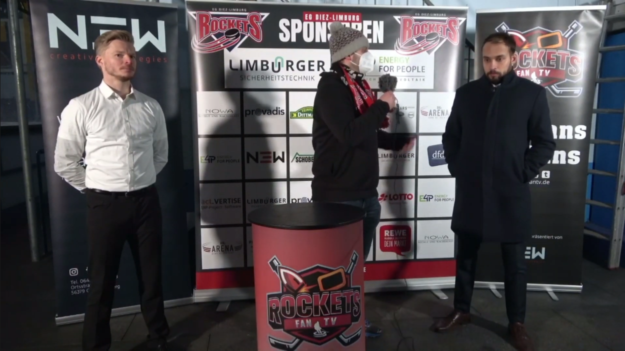 Rockets Fan TV - Pressekonferenz Spiel gegen TecArt Black Dragons Erfurt 07012022